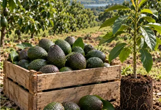 Fresh avocado harvest asset