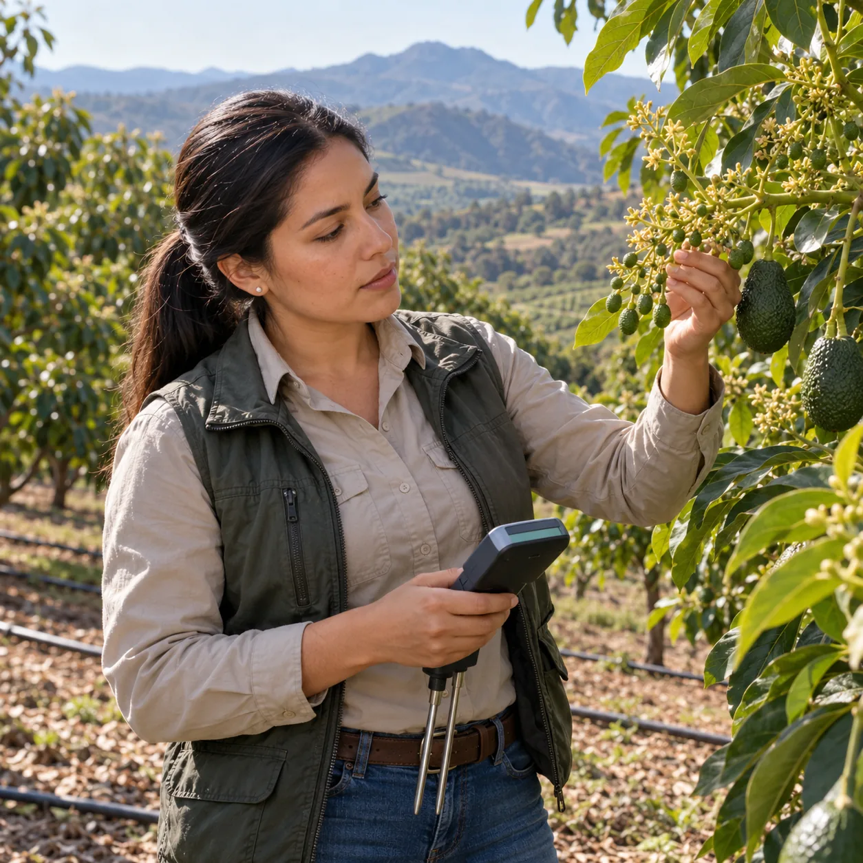 Mexican avocado agronomist