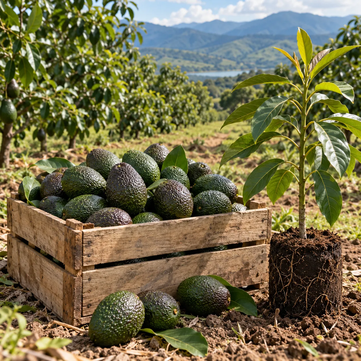 Avocado harvest and plant units