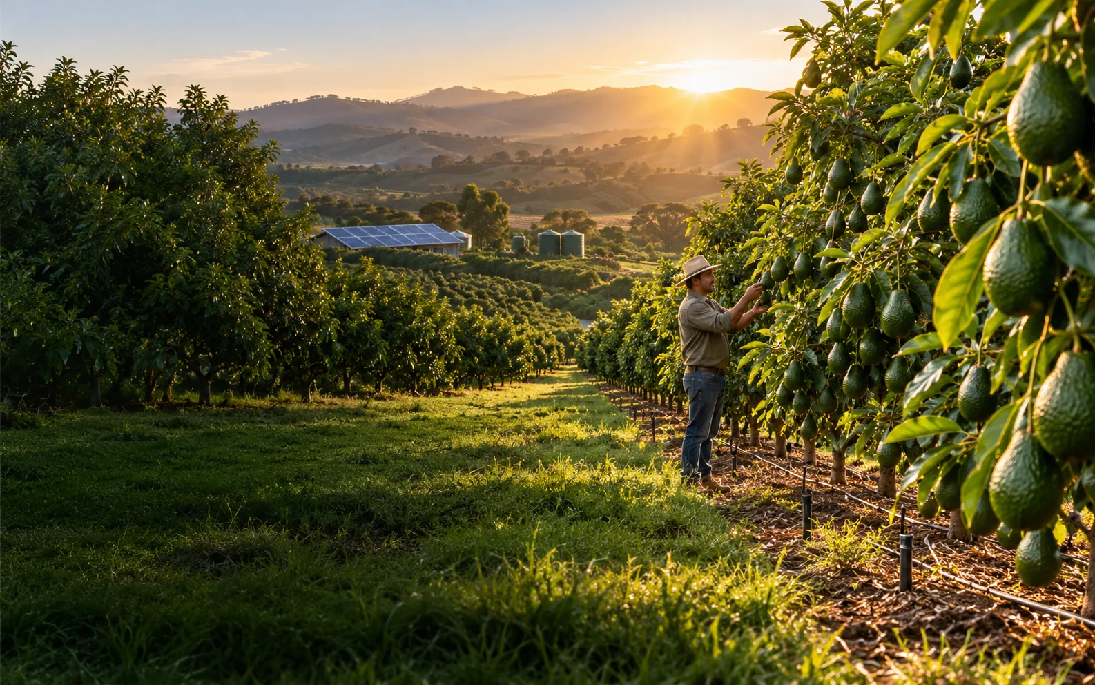 Mexican avocado orchard world
